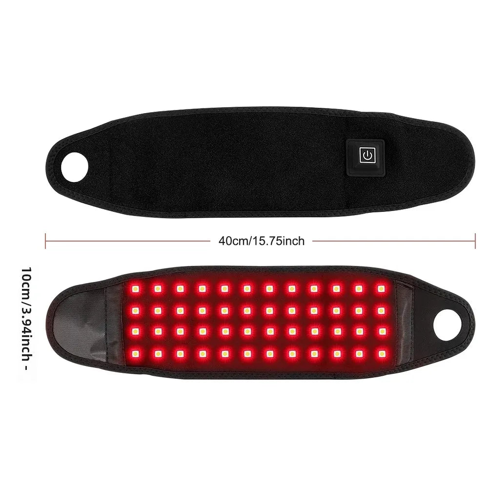 Infrared Wrist Guard Black Protective Gear Universal Left and Right 3 Levels Red Light Adjustment USB Plug Hand Joint Protection