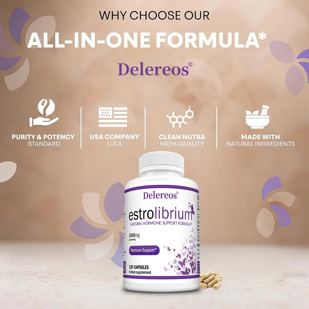 Female Hormone Balancing Supplement, Contains Dong Quai, Menopause Relief, Improves Mood, Supports Metabolism