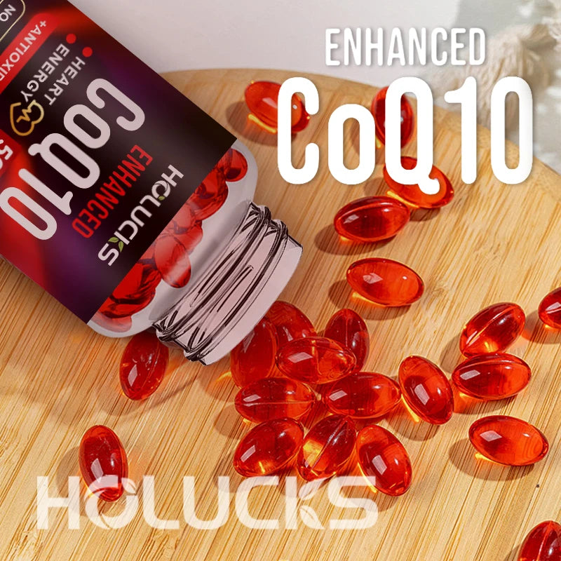 Buy 1 Get 1 Free! CoQ10 500mg Supplement, for Heart Health, Energy Production & Antioxidant, Promotes Radiance, Men & Women