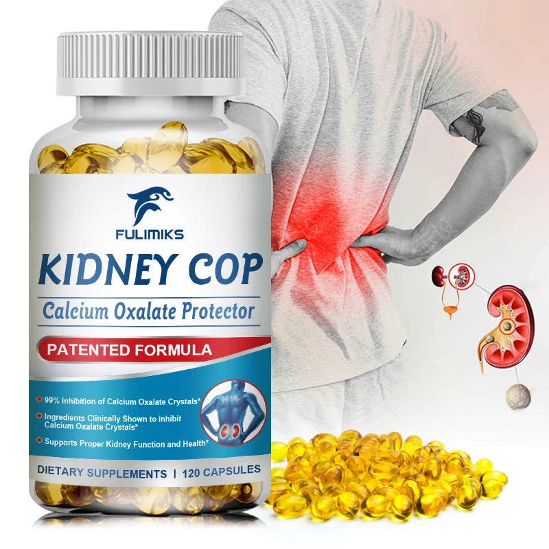 Premium Kidney Cop Capsules, with Vitamin B6, Magnesium, Support Bladder Health, Kidney Detoxification, Suitable, Men & Women