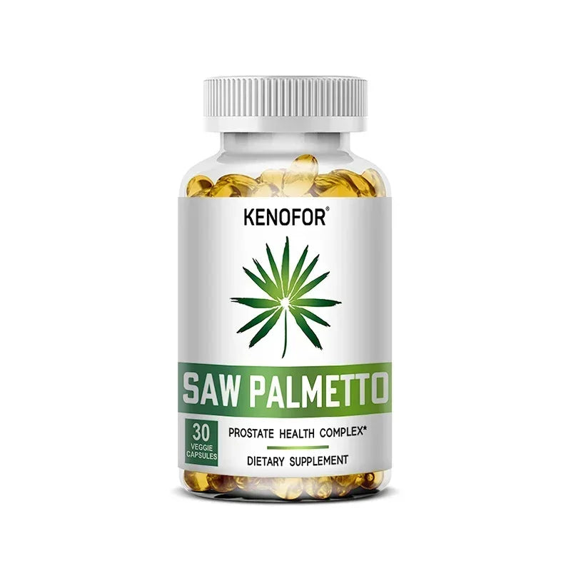 Saw Palmetto Extract Capsules Prostate Health Supplement Hair Growth for Mens Help Normal Urination Frequency