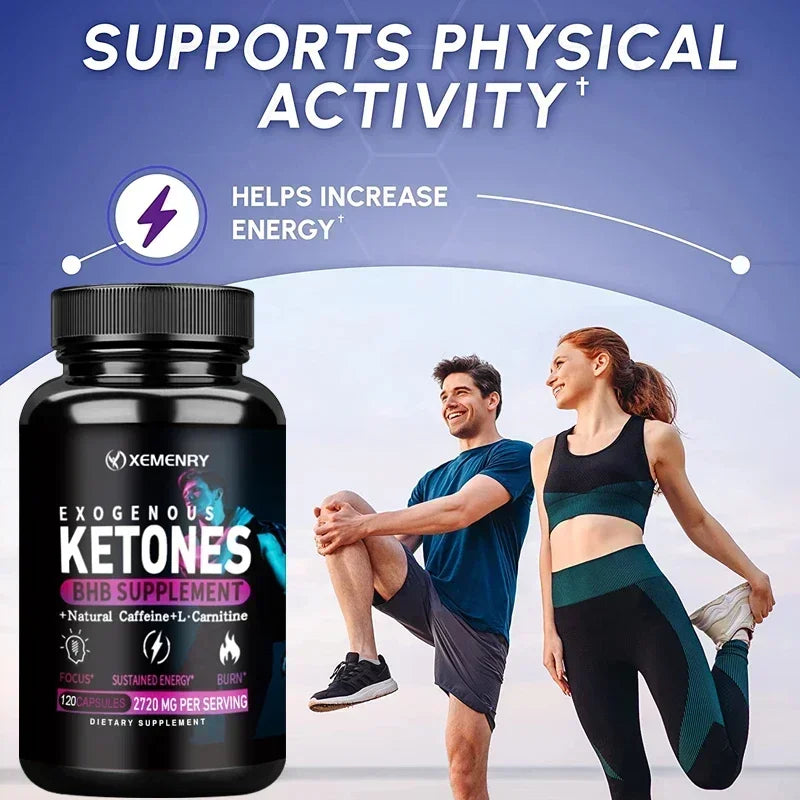 Keto BHB Exogenous Ketone - Fat Burning, Slimming, Appetite Suppressant, Weight Management Supplement, Boosts Metabolism