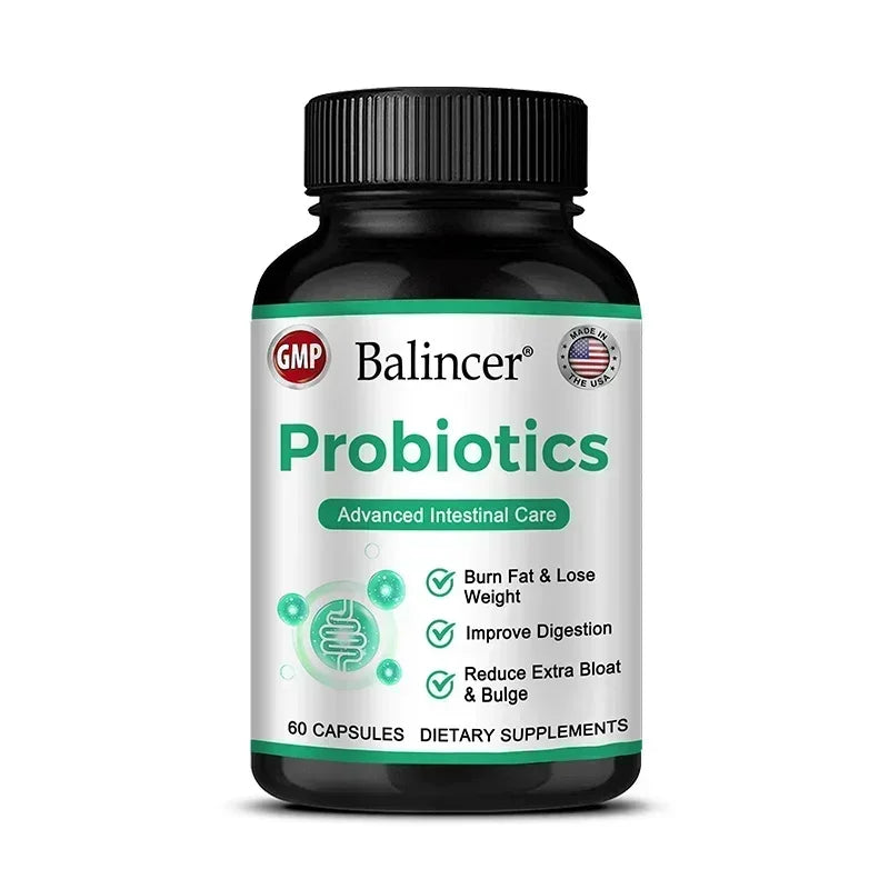 Lactobacillus Probiotic Supplement - Helps Burn Fat Metabolism & Promotes Nutrient Digestion and Gut Health for Adult Men&Women