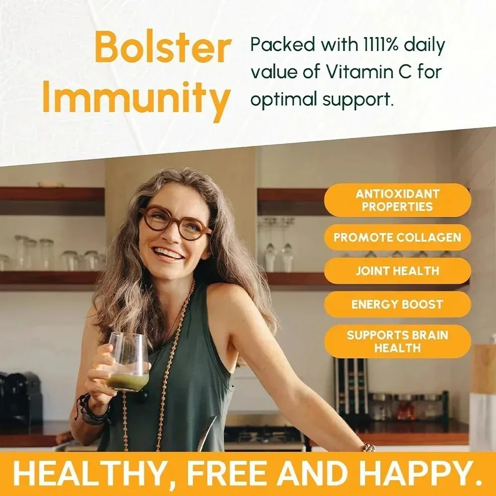 Vitamin C Capsules 1000mg - Immune System and Collagen Booster, Skin Health, Anti-aging Antioxidant Supplements