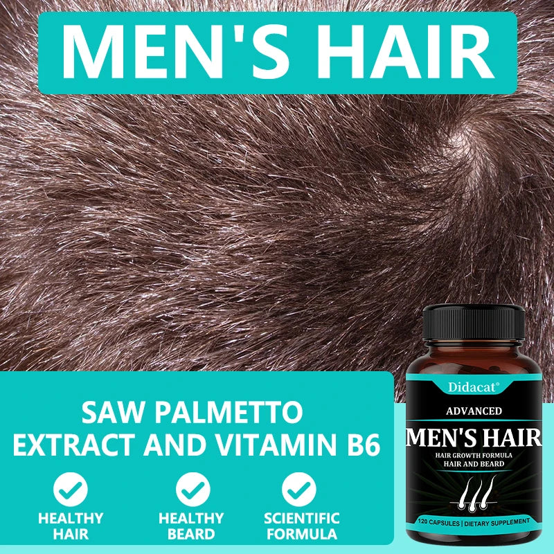 Saw Palmetto - Urinary Health Supplement, Rostate Support, Relieve Bladder, Promotes Hair Growth - 120 Capsules