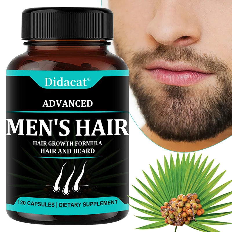 Saw Palmetto - Urinary Health Supplement, Rostate Support, Relieve Bladder, Promotes Hair Growth - 120 Capsules