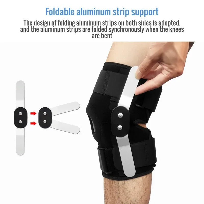 1Pcs Orthopedic Knee Brace Support Adjustable Knee Pad Patella Protector Joint Pain Relief Meniscus Ligament Sports Guard