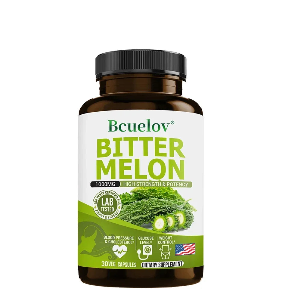 Bitter Melon Extract Supplements May Support Blood Pressure, Blood Sugar Balance, Immune System Health, Weight Management