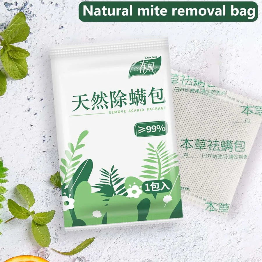 Natural Mite Removal Pack, Herbal Ingredients, Removes Mites, Repels Insects, for Beds, Sofas, Pets, and Clothes, Safe for Mothers and Babies, Healthy Materials
