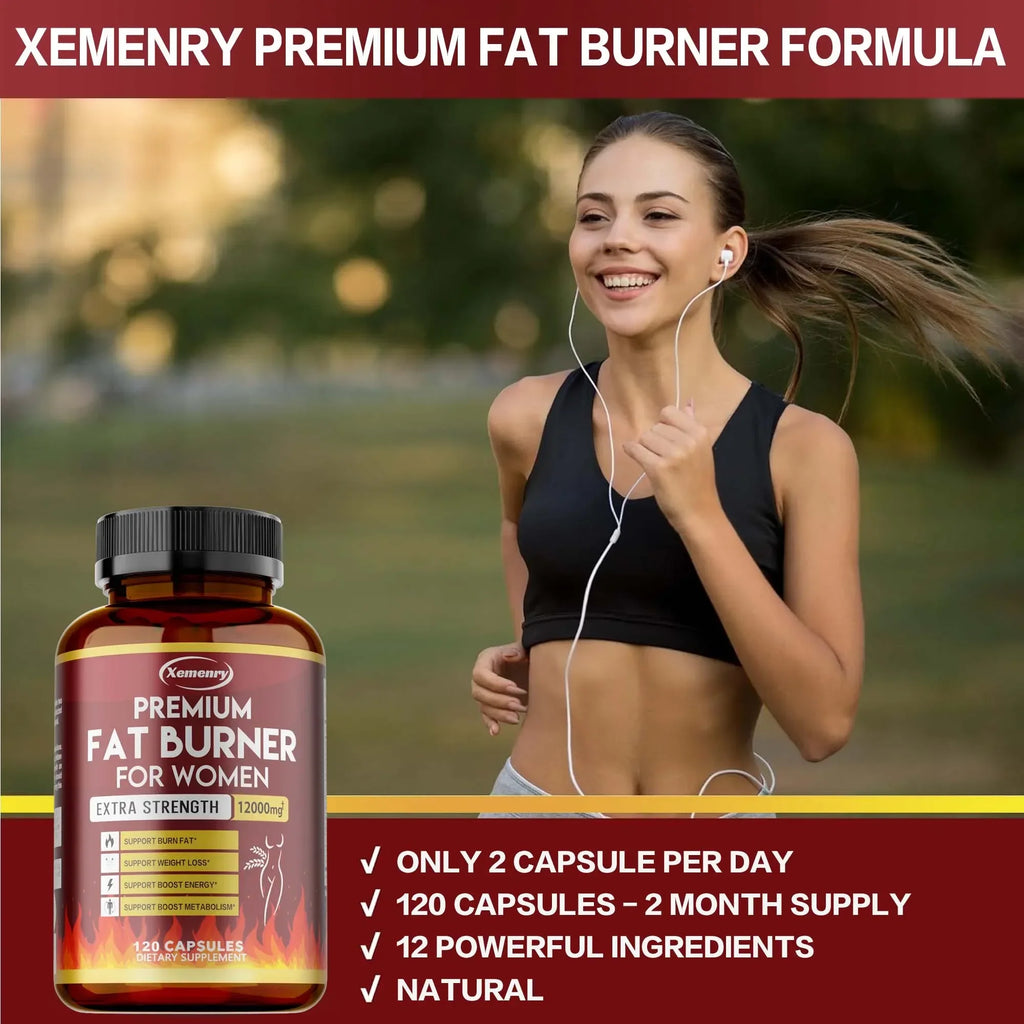 Green Tea Extract Capsules - Fat Burning, Detox, Slimming, Boosts Metabolism and Weight Management Supplement