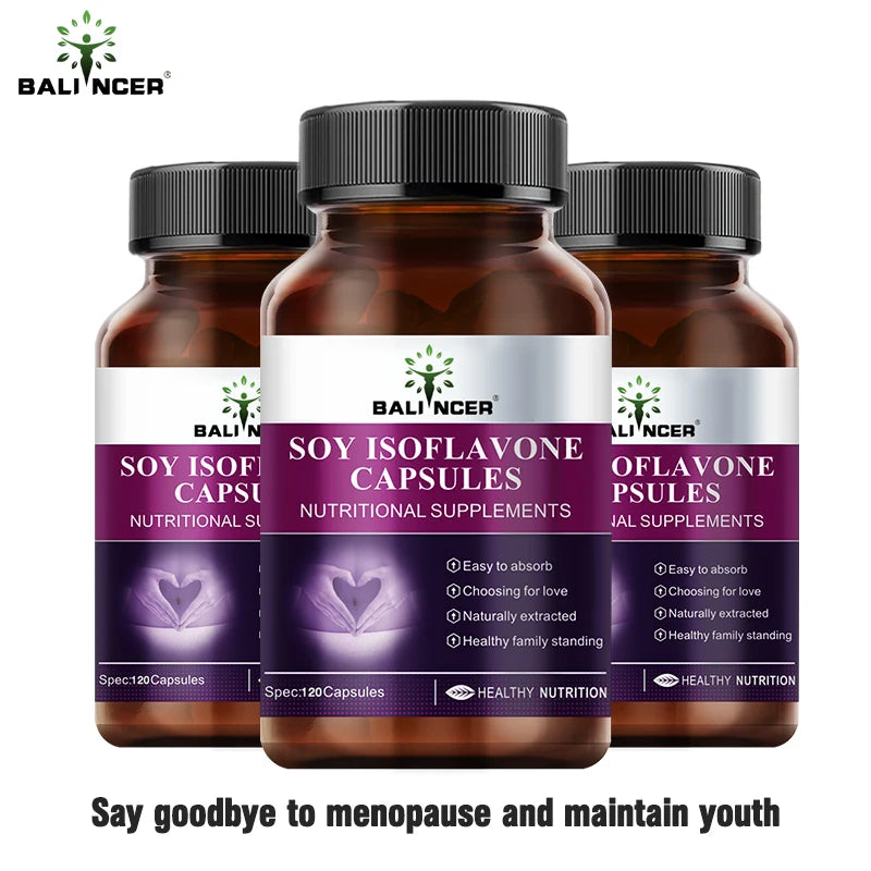 Soy Isoflavone Extract Capsules, Physical Condition Maintenance, Menopause Relief, Mood Support, Female Nutritional Supplement