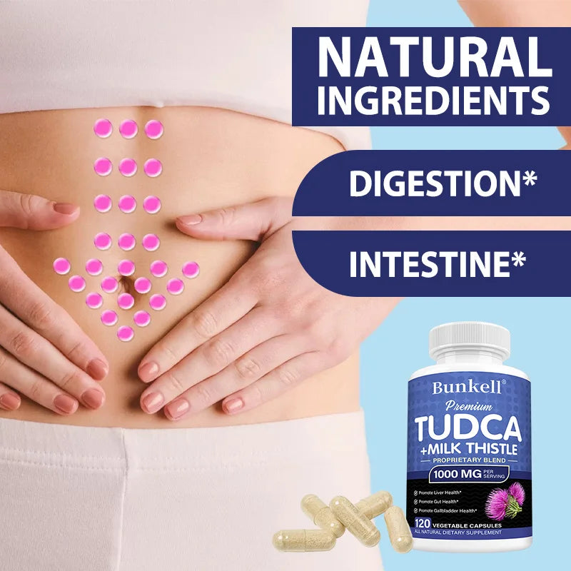 Fatty Liver Cleanse Detox Supplement - with Milk Thistle, for Men and Women, Helps Liver Health, Health Promotion, Antioxidant