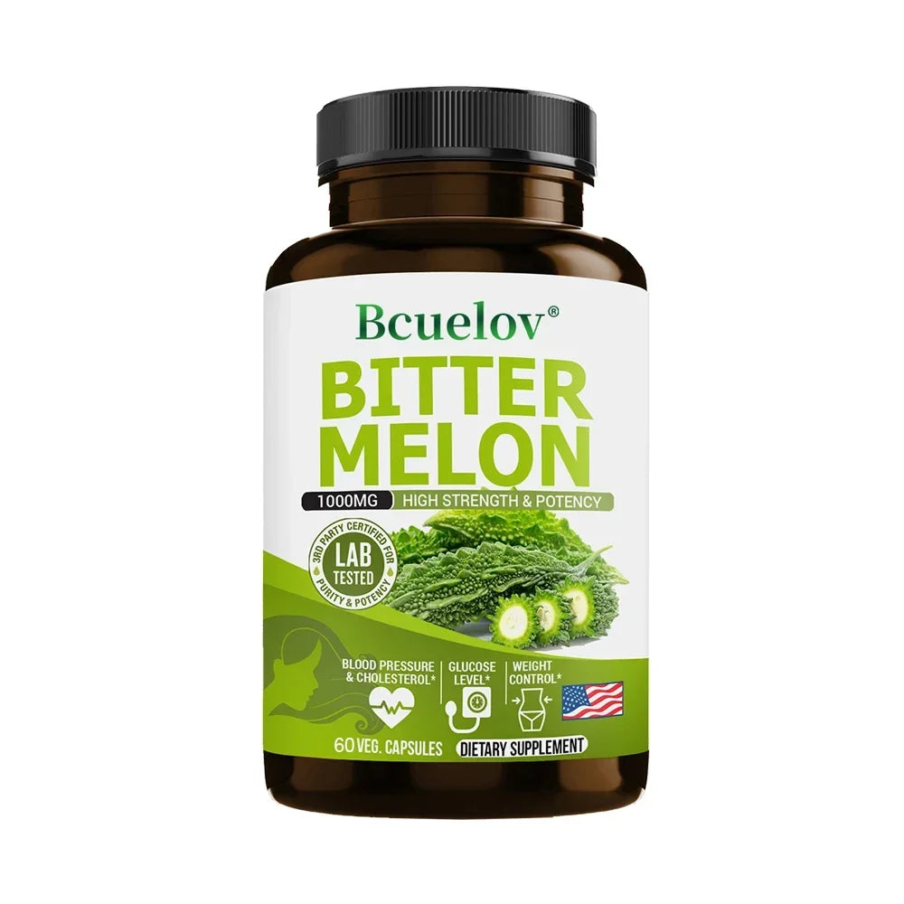 Bitter Melon Extract Supplements May Support Blood Pressure, Blood Sugar Balance, Immune System Health, Weight Management