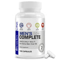 Men's 50+ Daily Super Multivitamin, High Potency Formula for Brain, Eye & Heart Health, Vitamins A C D E K B1 to B12 Gluten Free
