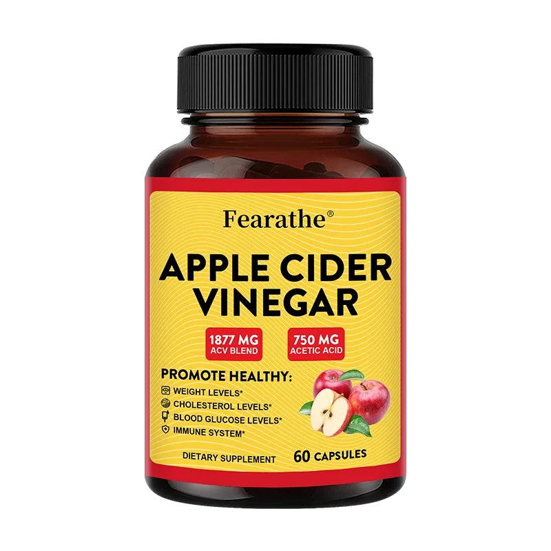 Apple Cider Vinegar - Vitamin D3 & Zinc,Immune & Weight Management Support,Healthy Supplement Non-GMO