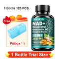High Potency NAD+ Supplement, with Quercetin, Fisetin, Support Daily Vitality, Skin & Nails Health, Immune, Overall Well-Being