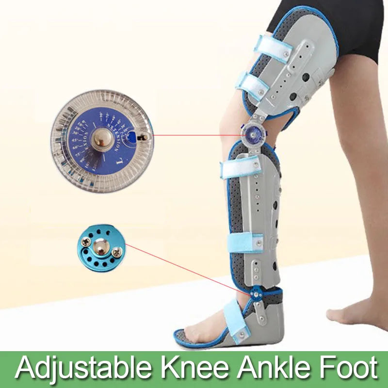 Adjustable Knee Pads Leg Ankle Brace-Orthopedic Knee Joint Support Joint Pain Relief- Protector Bone Orthosis Ligament