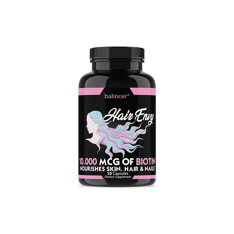Hair, Skin & Nails Vitamin Supplement with Biotin, Keratin, Antioxidants, Supports Hair, Skin, and Nail Health for Women & Men
