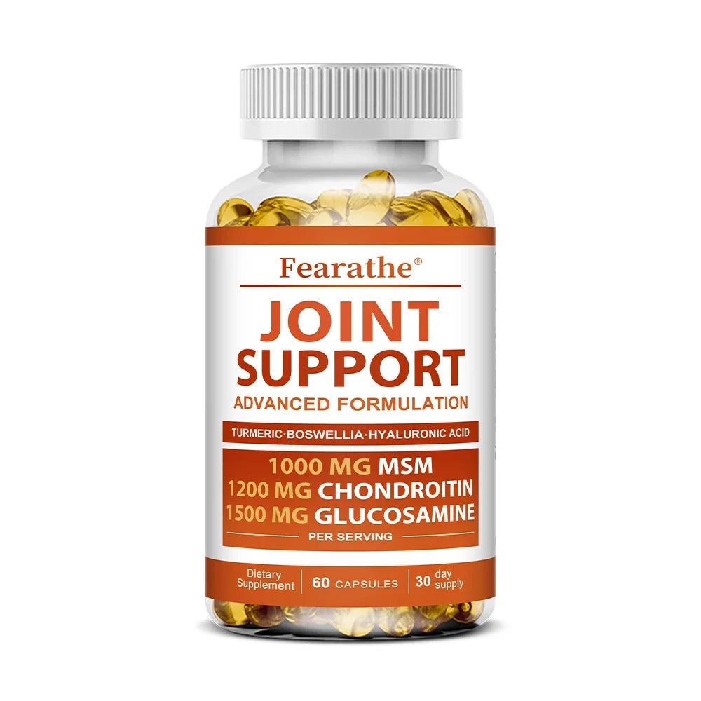 Joint Support - Glucosamine & Chondroitin & MSM,Joint Health Support, for Bone and Cartilage Health,120 Capsules